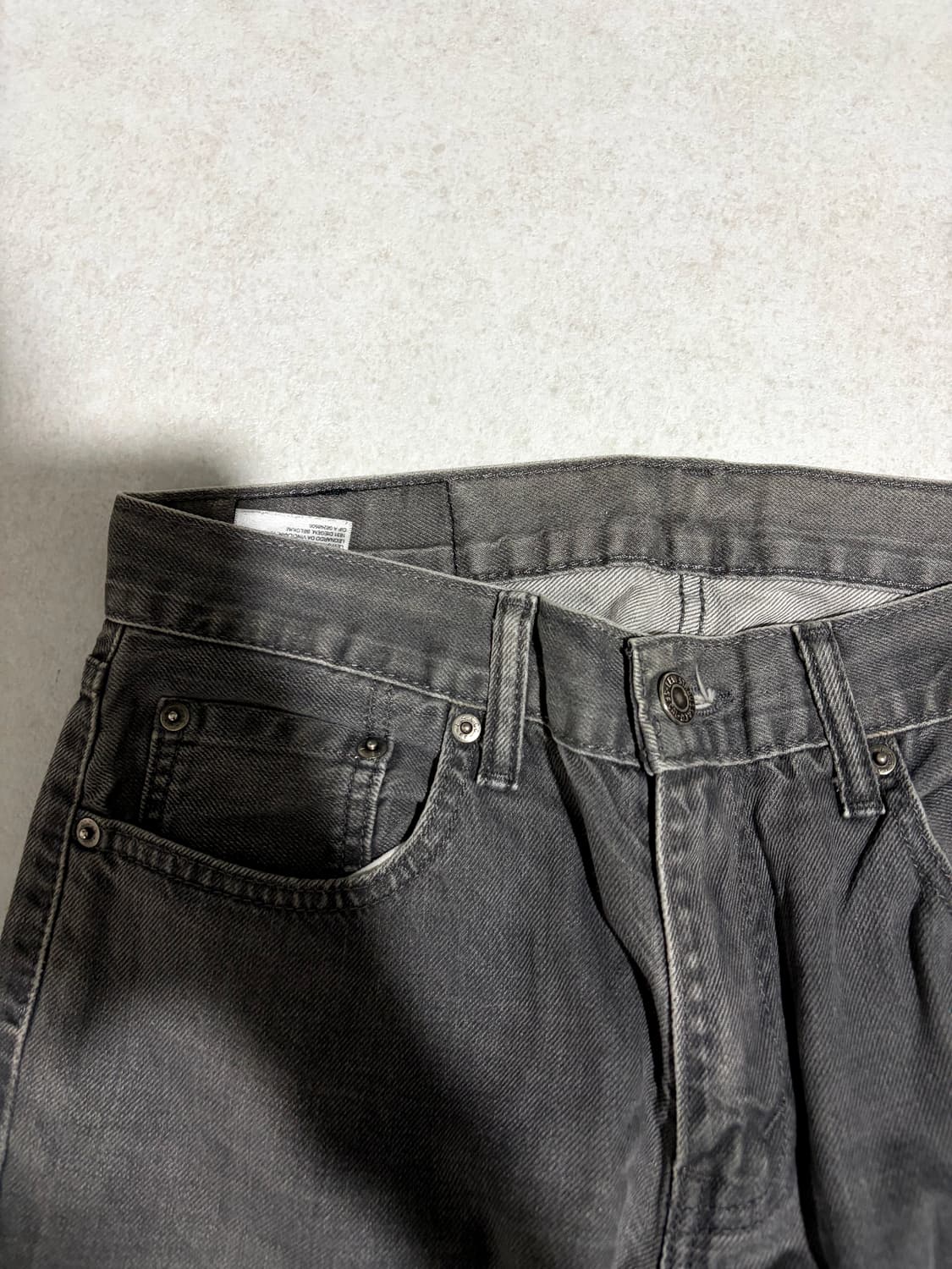 리바이스 올드 세미오버핏 흑청진 32 상품이미지4