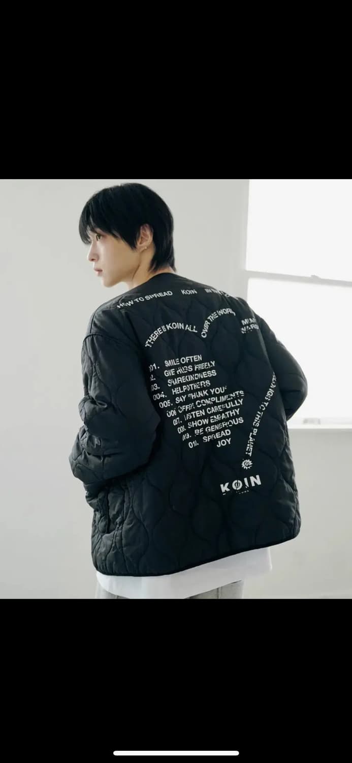 밈더로드로프x코인서울 러브레터 퀄팅자켓 M 상품이미지2