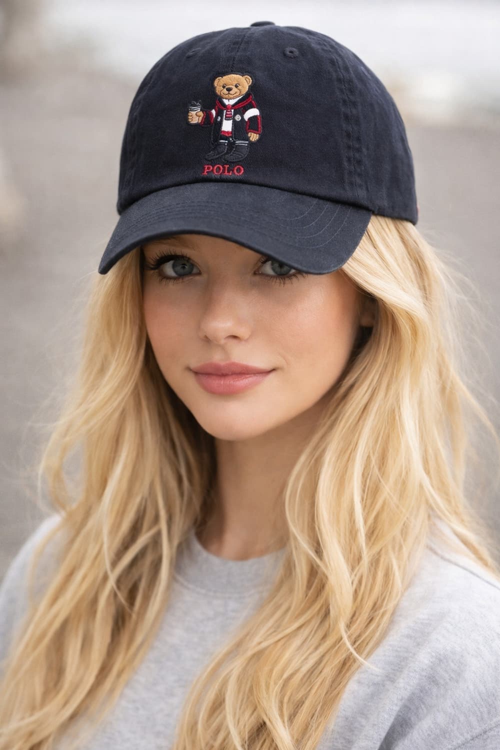 폴로 랄프로렌 Polo Bear 커피 베어 볼캡 블랙 상품이미지1