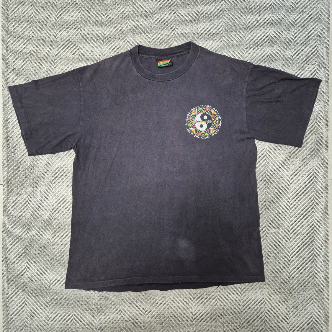 90s Jamaican style 싱글스티치 티셔츠 (XL) 상품이미지1