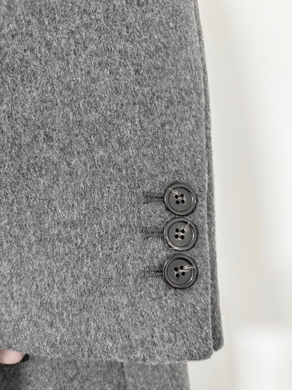 쿨거 에눌 파사드패턴 캐시미어 맥 코트 상품이미지9