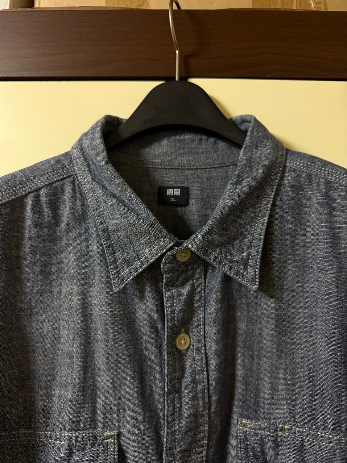 유니클로 샴브레이셔츠 XL 상품이미지5