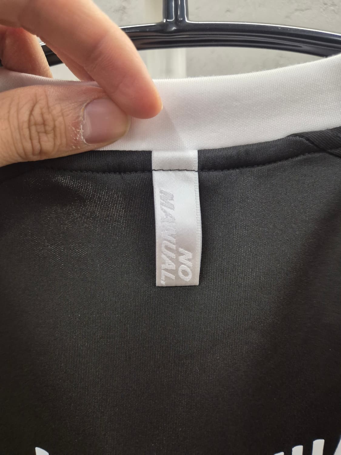 노매뉴얼 풋볼 저지 블랙 XL 상품이미지5