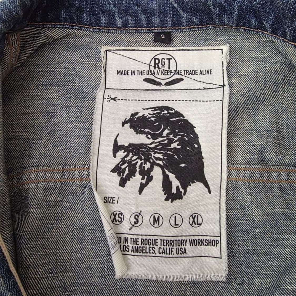 로그테리토리 서플라이 데님 자켓 USA 메이드 S 상품이미지6