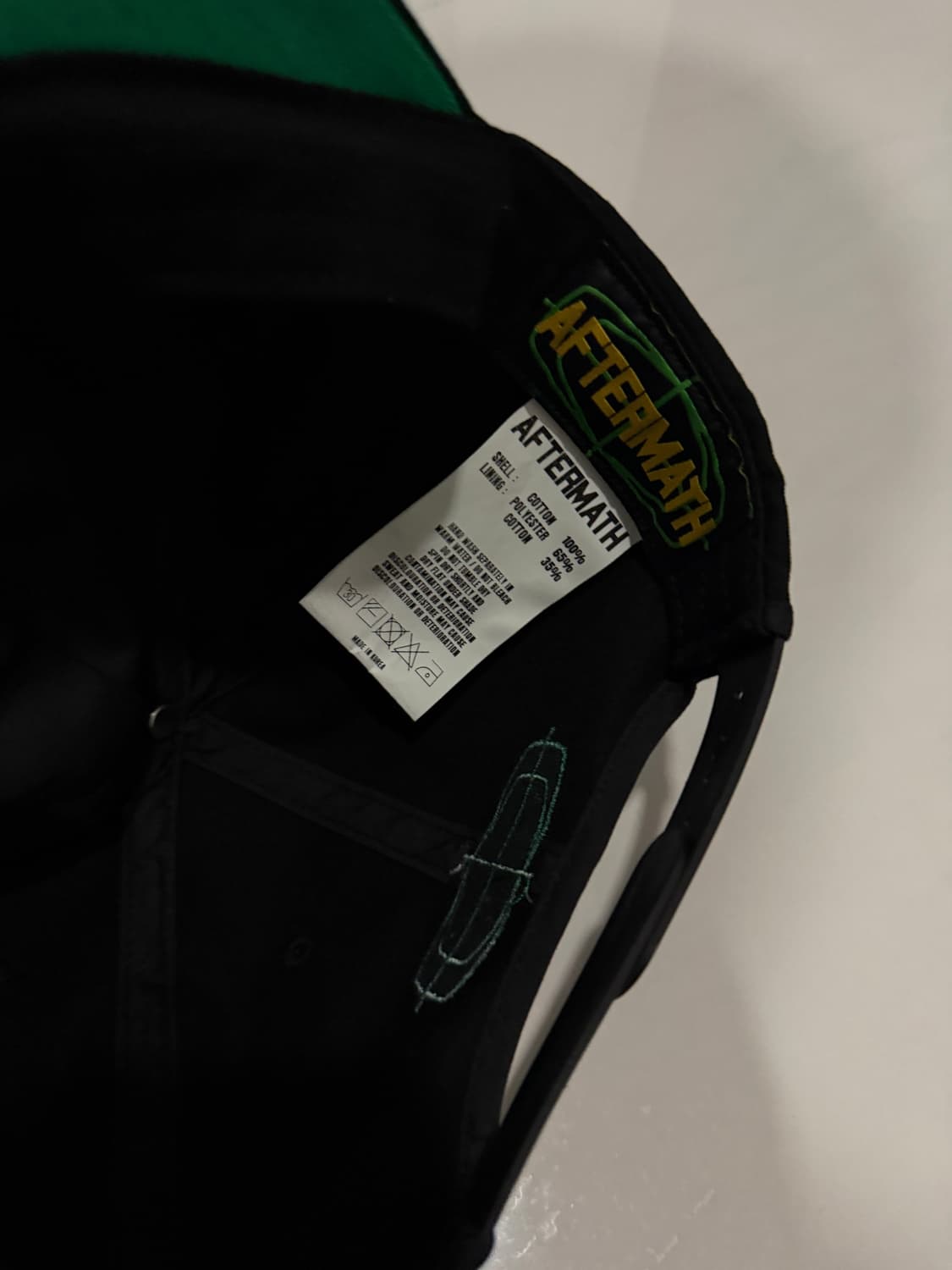 애프터매스 Atm 로고 볼 캡 블랙 상품이미지2