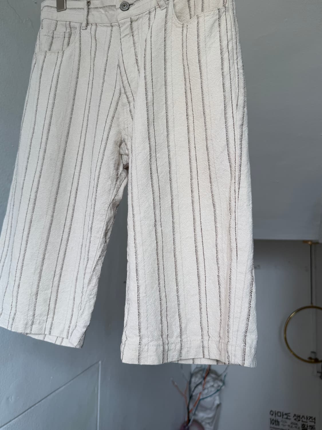 빈티지 스트라이프 버뮤다 팬츠 상품이미지3