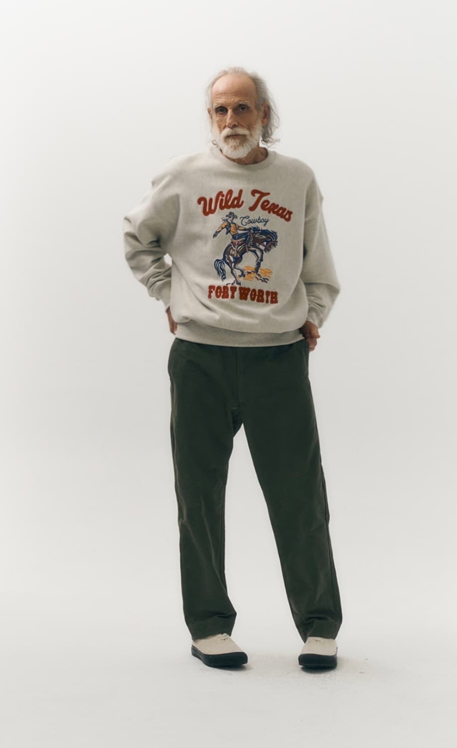 아웃스탠딩 맨투맨V.S.C SWEAT(WILD TEXAS)_1% OAT 상품이미지2