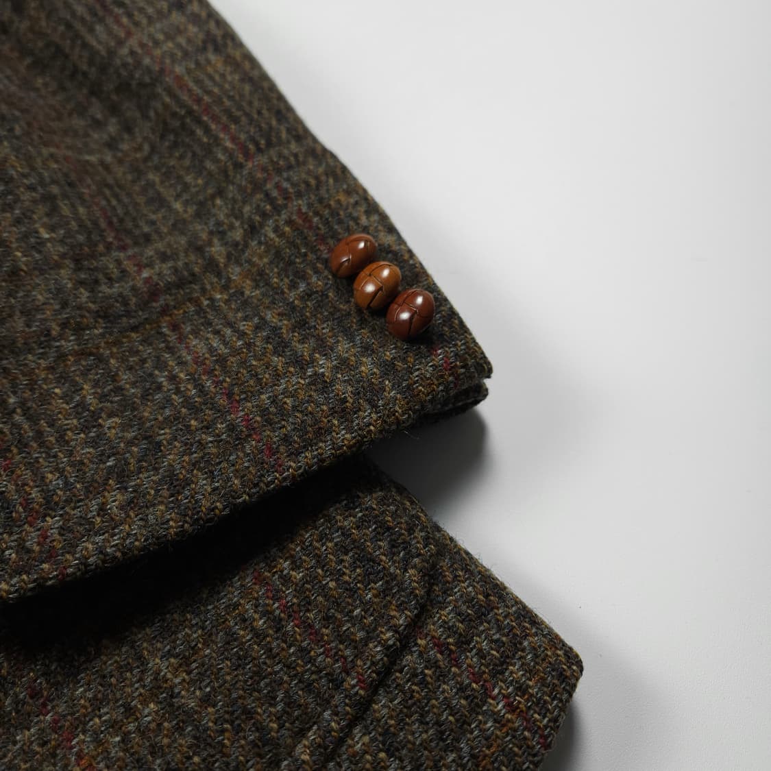 해리스트위드 헤링본 패턴 퓨어 울 자켓 (105) 상품이미지4