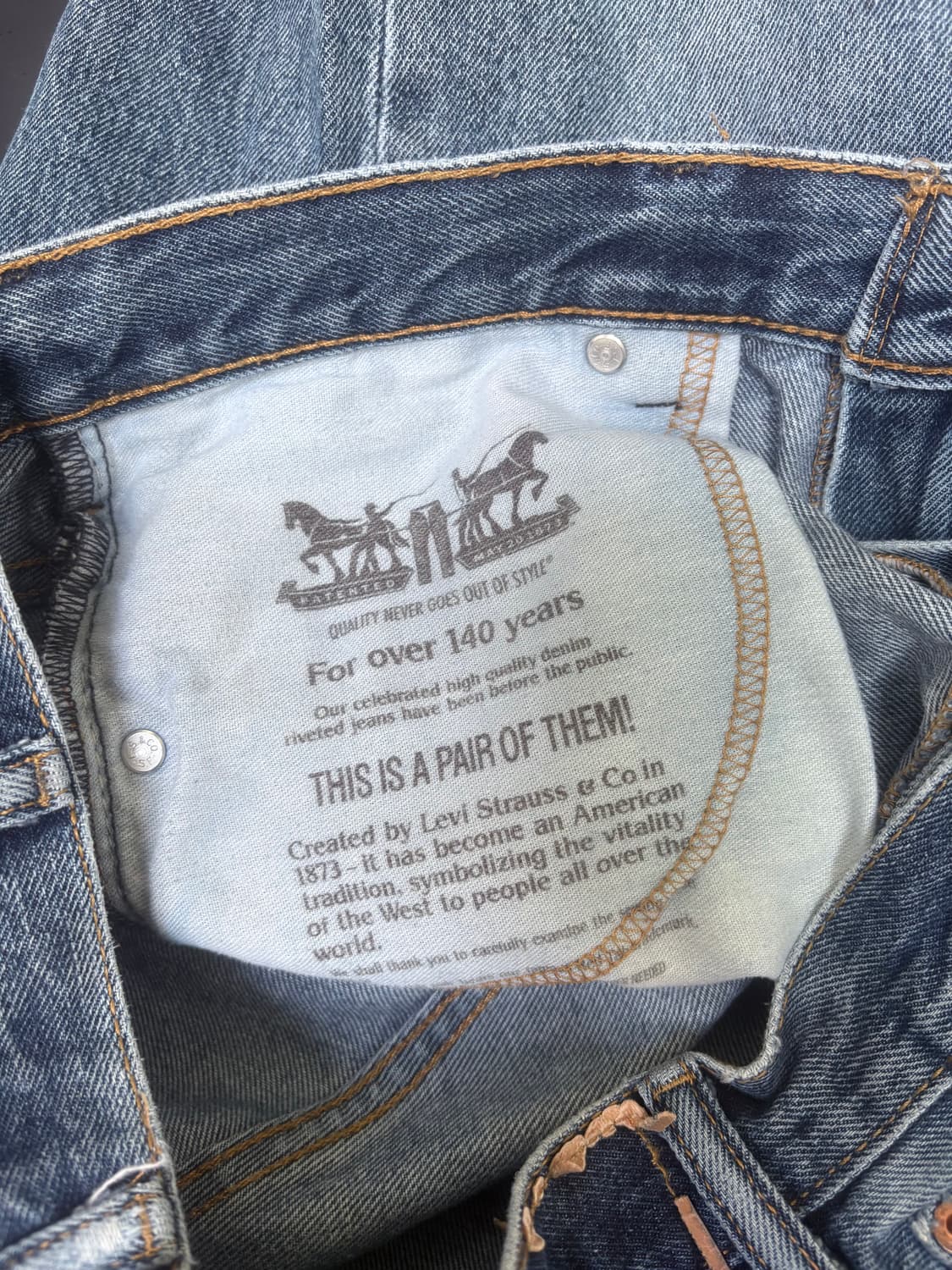 리바이스 505 데님팬츠 상품이미지6