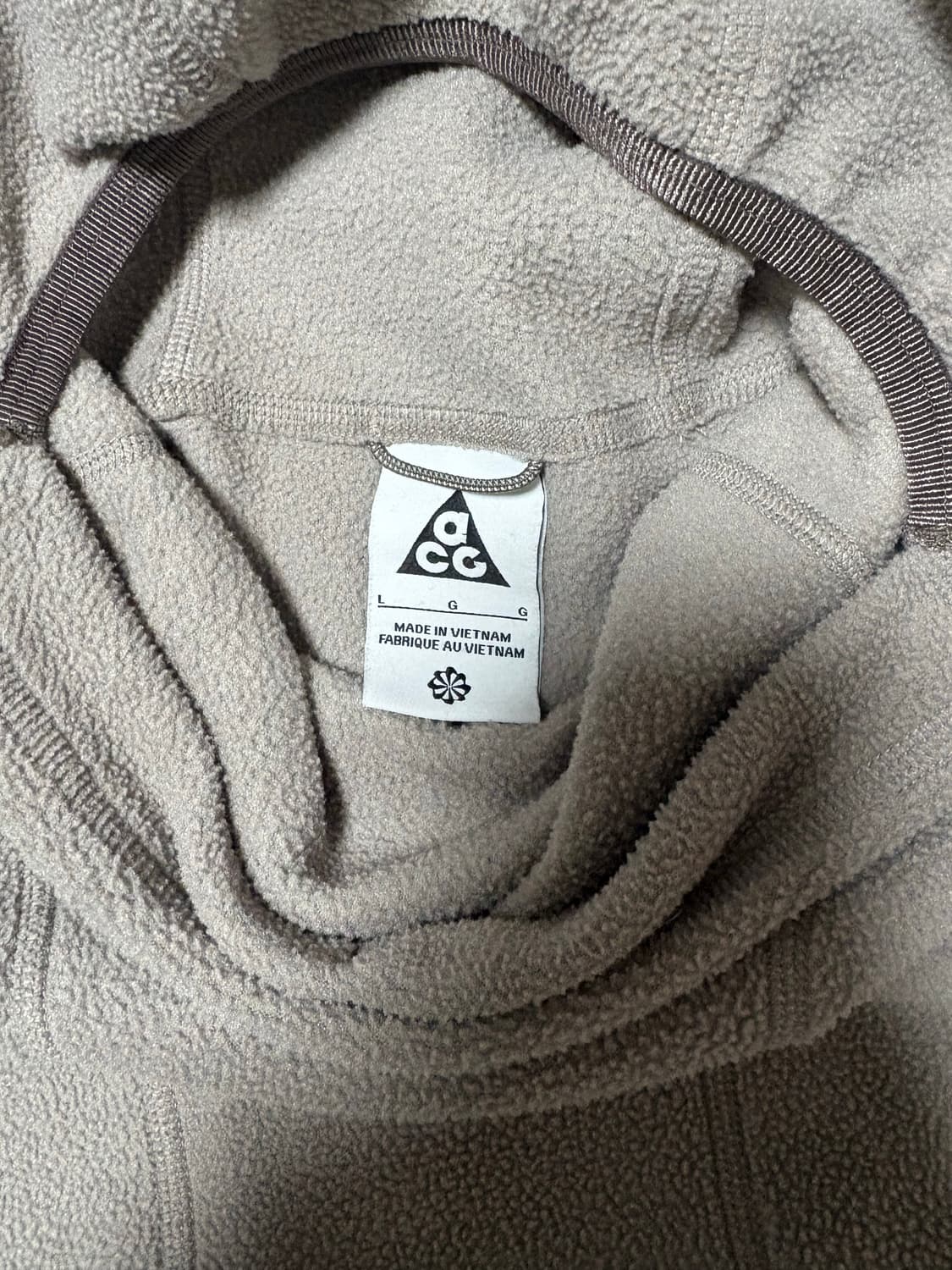 나이키 ACG 폴라텍 Wolf Tree 후드 L 상품이미지4