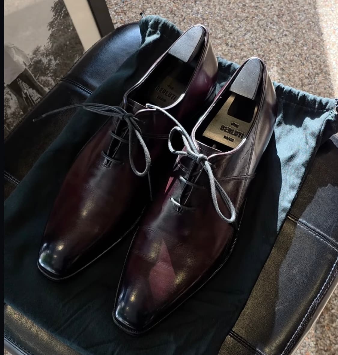 [8.5] 벨루티 디메져 네오 스크리토 옥스포드 더비슈즈 상품이미지2