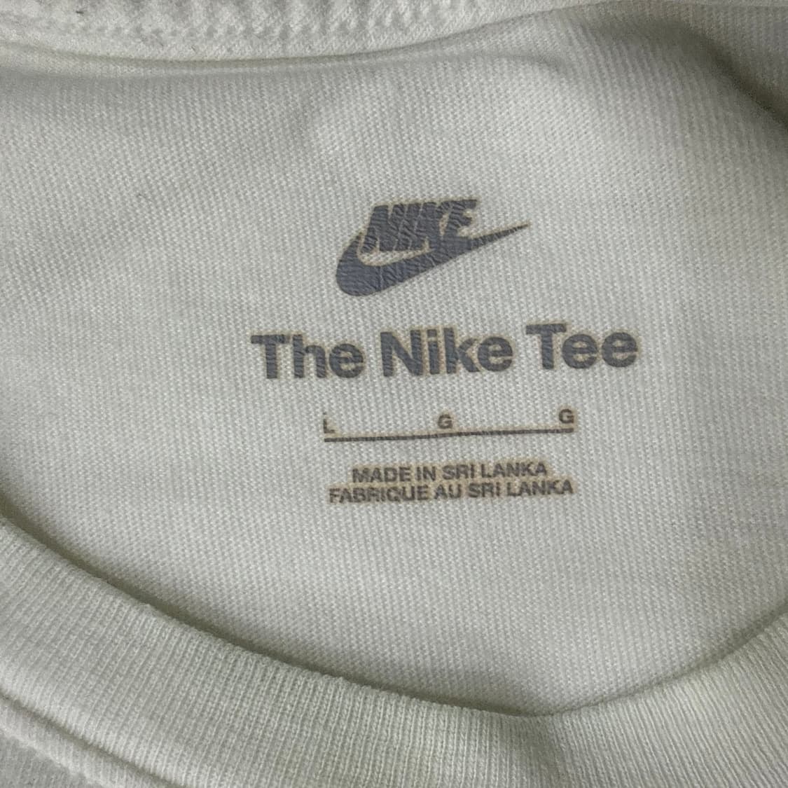 L 나이키 빅로고 반팔 티셔츠 0316T 상품이미지4