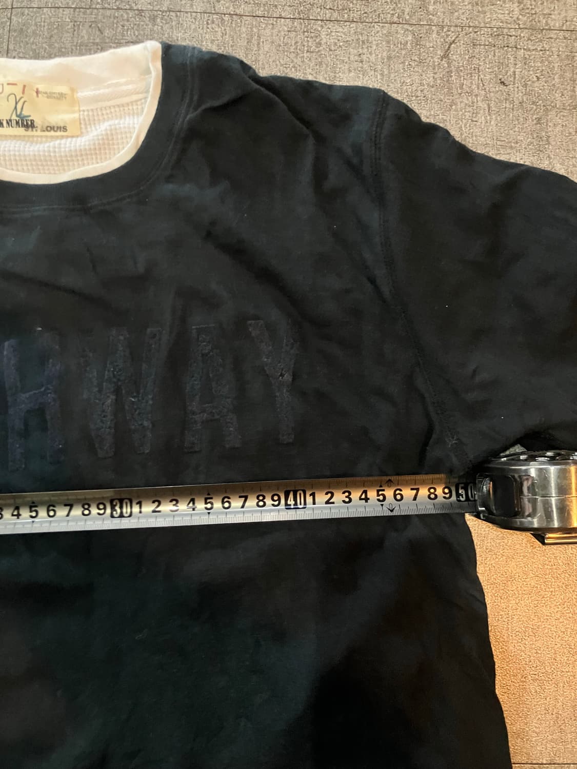 Backnumber 올드스쿨아메카지 너드혁오풍 니트레이어드 티셔츠 상품이미지2