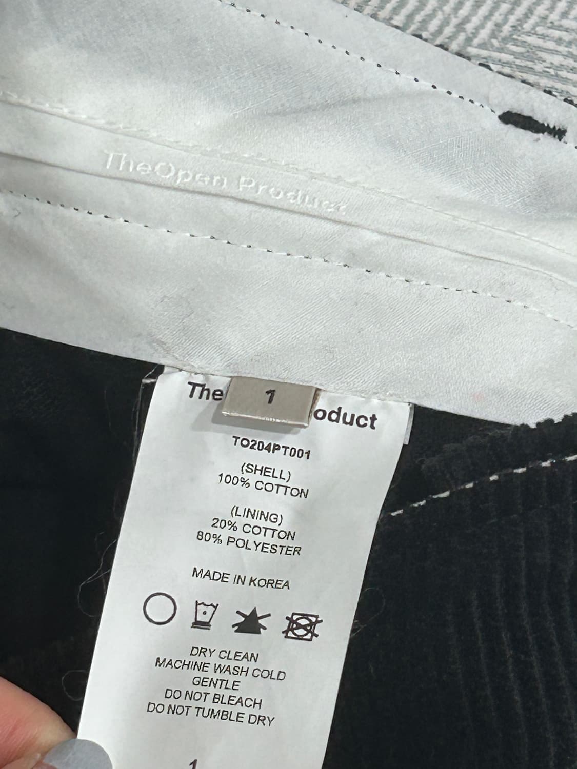 더오픈프로덕트 코듀로이 부츠컷 팬츠 1사이즈 상품이미지8