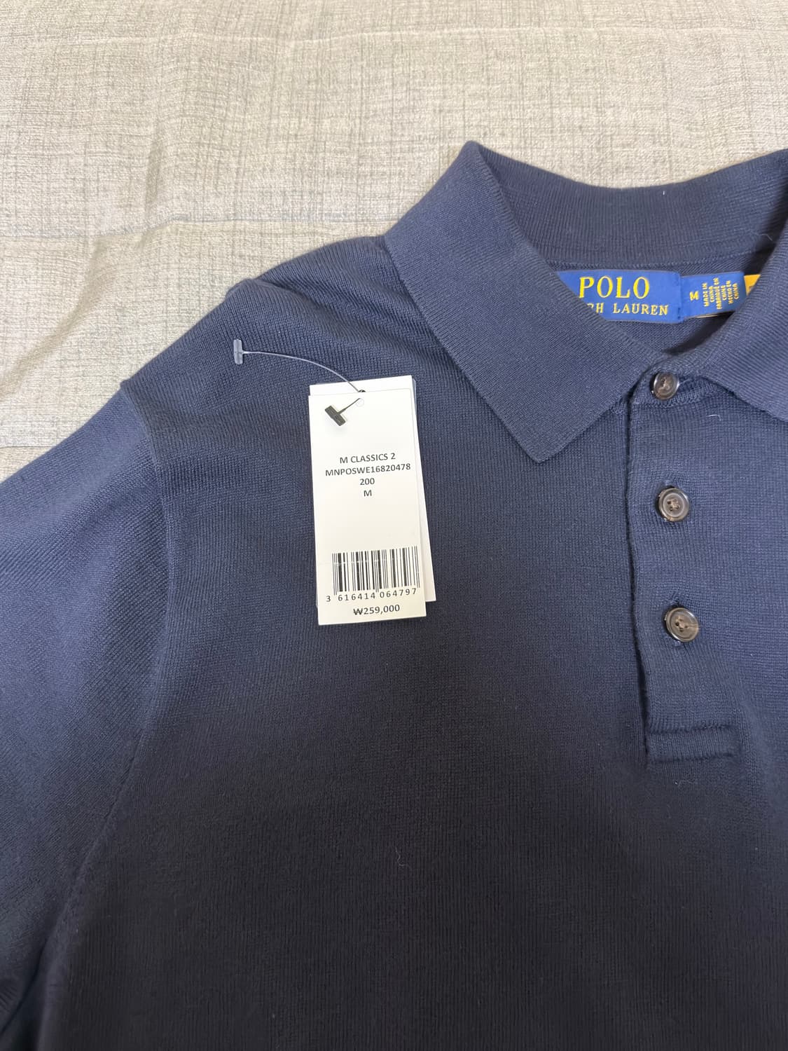 [M] 폴로 랄프로렌 피마코튼 폴로 칼라 스웨터 상품이미지3