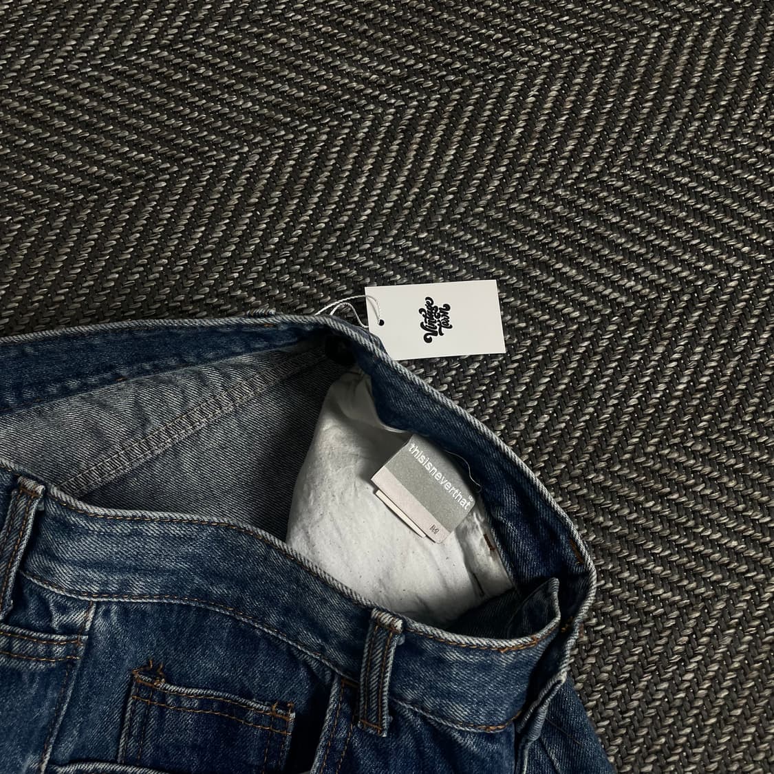 디스이즈네버댓 스펠아웃 레귤러 데님 팬츠o 3515 상품이미지6