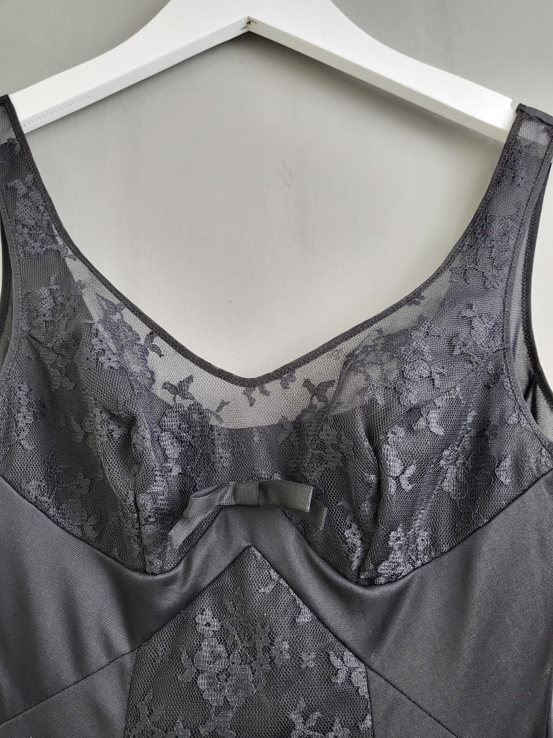 빈티지 블랙 슬립 원피스 상품이미지2