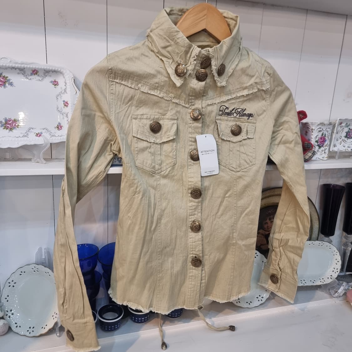 백 레이스업 스트릿 셔츠 자켓 상품이미지2