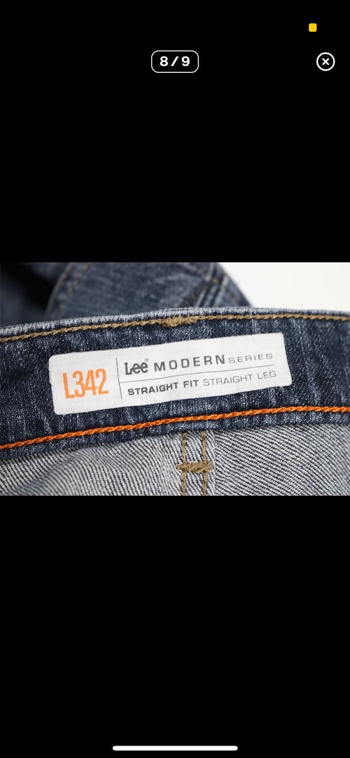 빈티지 lee 스트레이트 워싱 데님 팬츠 청바지 상품이미지8