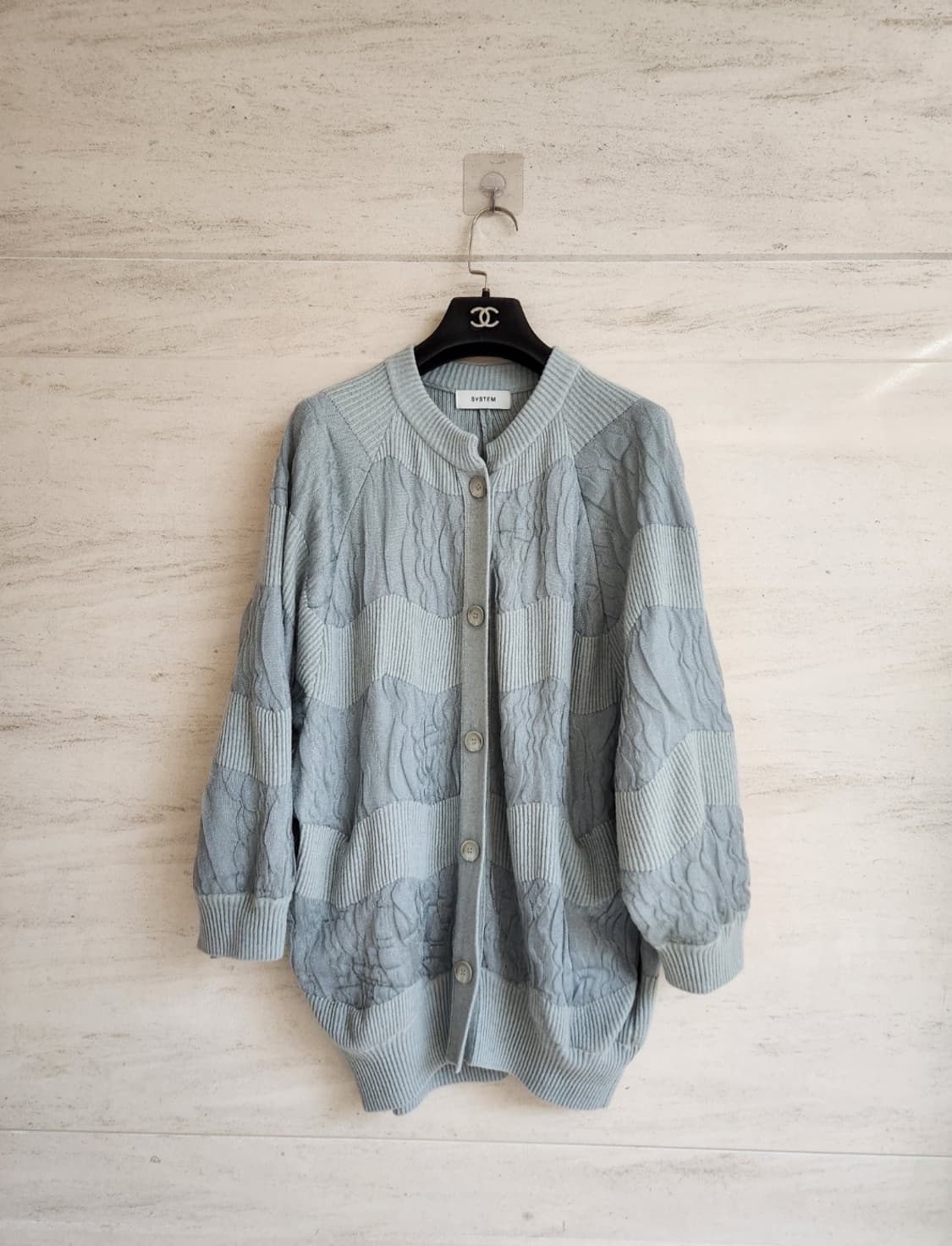 시스템 라쿤울블렌드 가디건 프리사이즈 상품이미지2