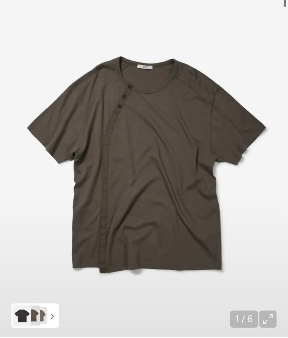 Etce 커브드 헨리넥 상품이미지1