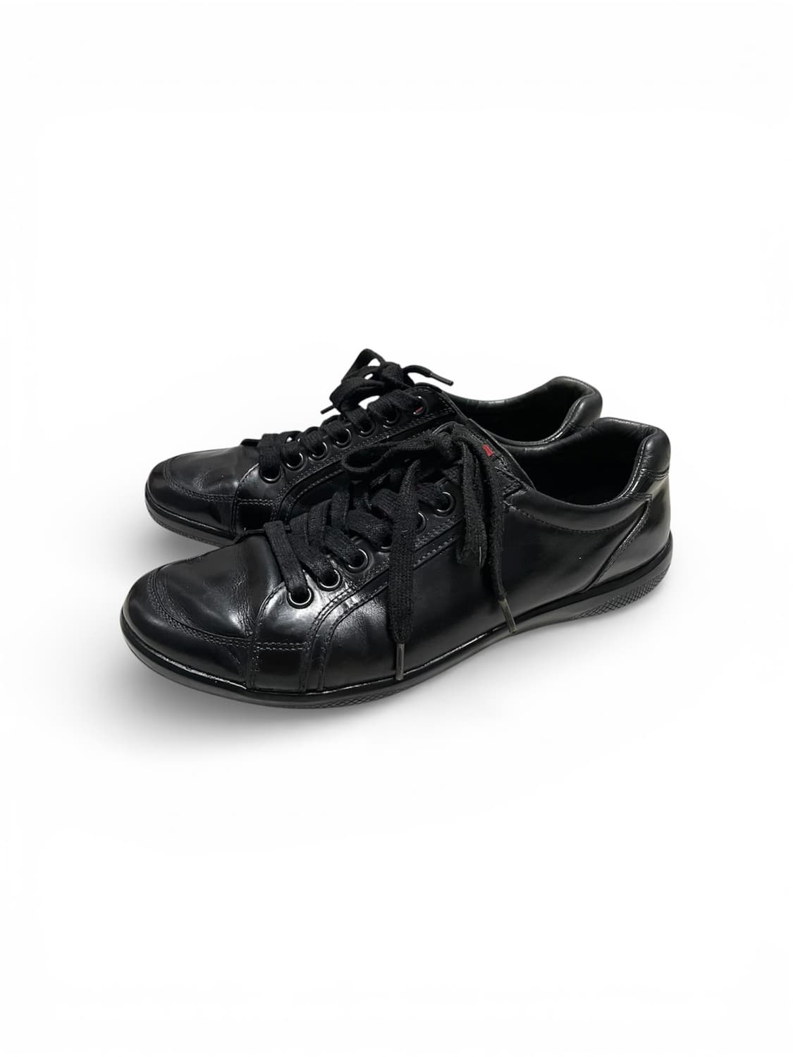 265) 프라다 스포츠 레더 가죽 스니커즈 신발 상품이미지1