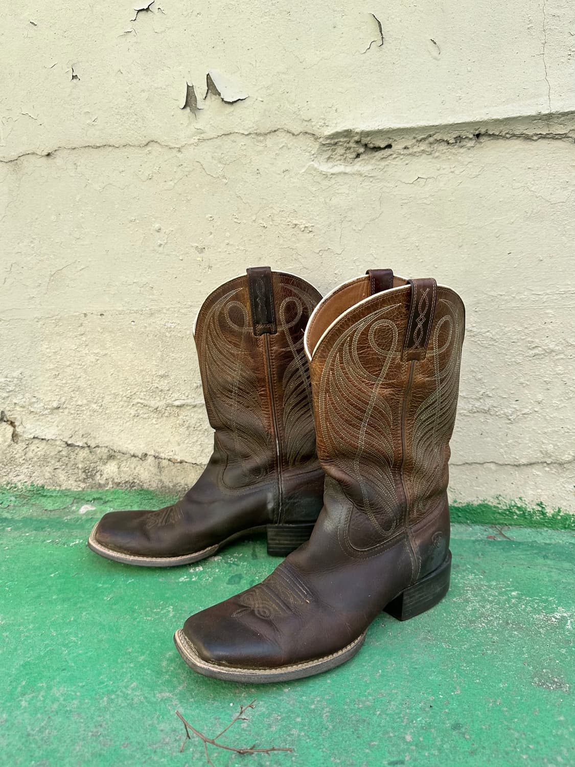 브라운 카우보이 웨스턴 부츠 상품이미지2