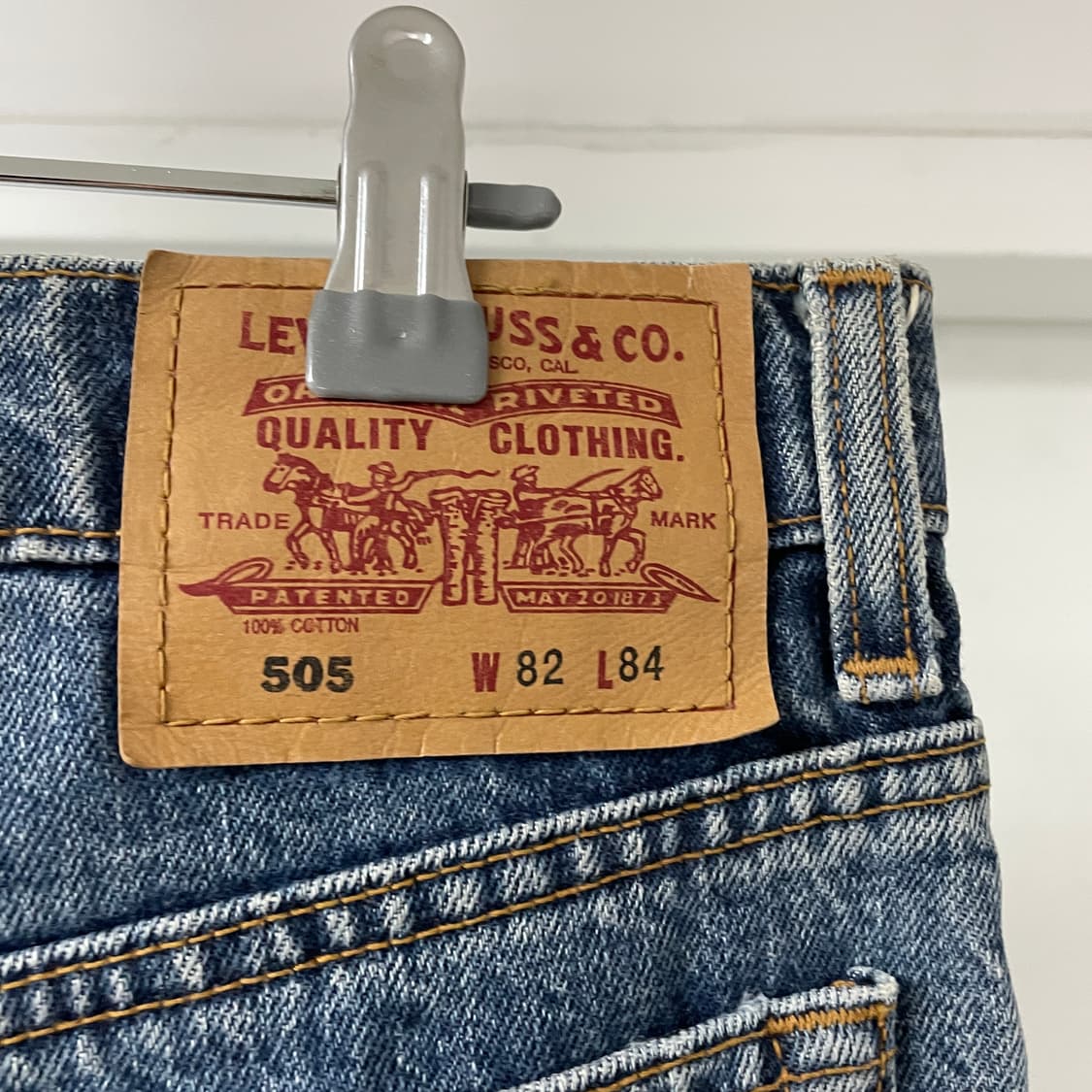 리바이스 505 데님 팬츠 W82 L84 상품이미지4