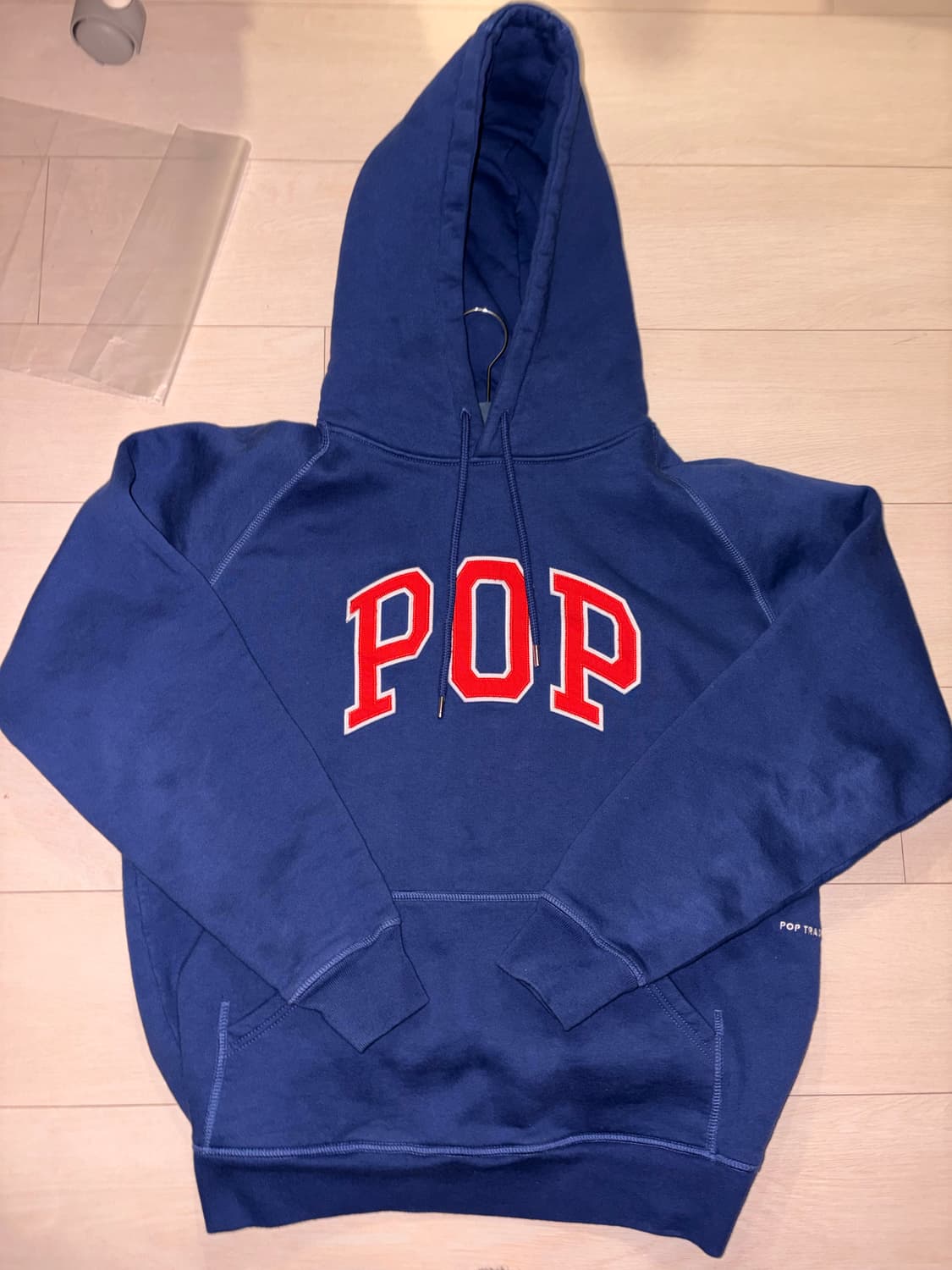 팝트레이딩 컴퍼니 아치로고 후디 M 상품이미지3