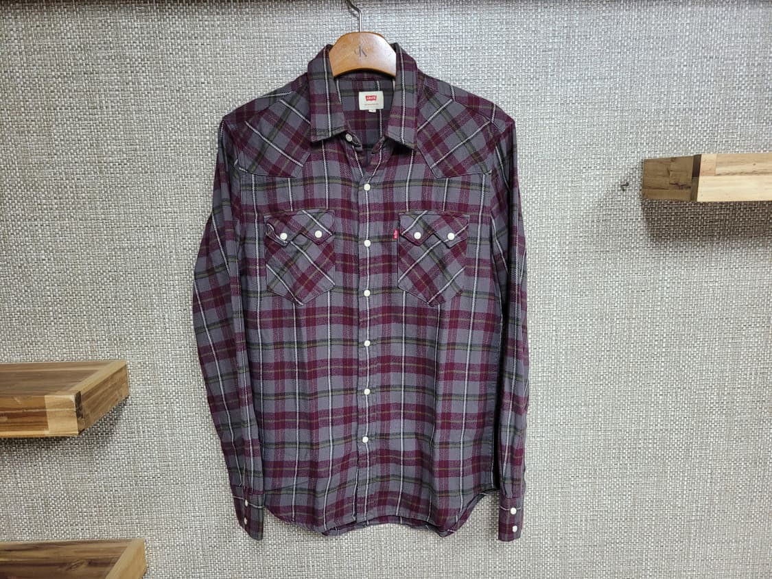 S 95사이즈 리바이스 웨스턴 셔츠 아메카지  상품이미지1