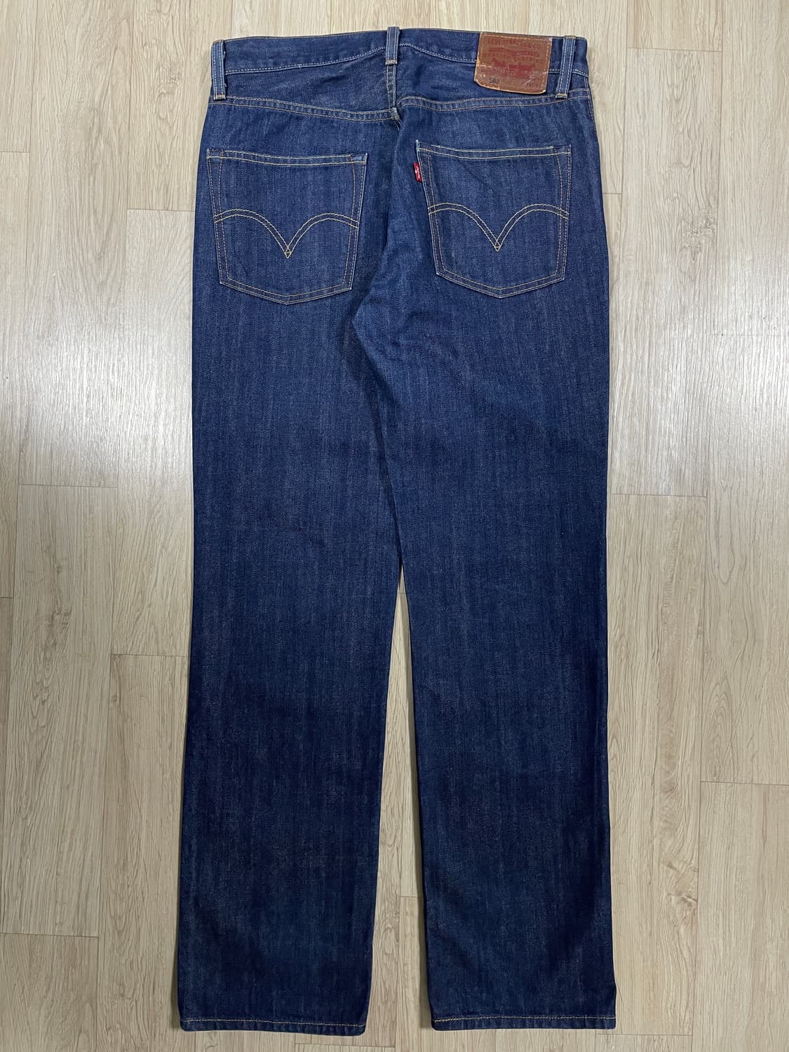 33) 00's 리바이스 매장판 502 일자핏 진청 데님팬츠 상품이미지3