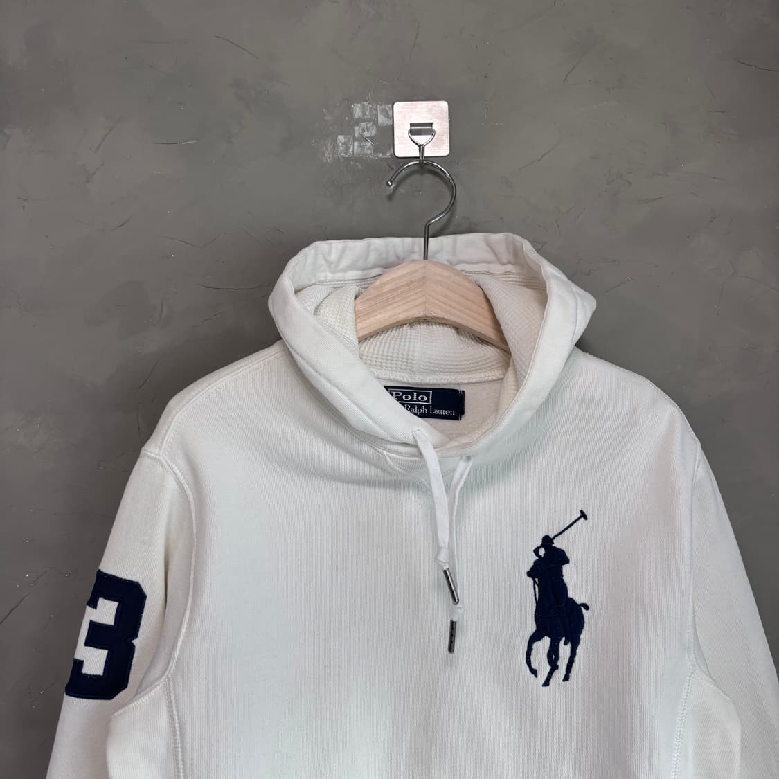 폴로 랄프로렌 빅포니 후드 화이트 상품이미지2