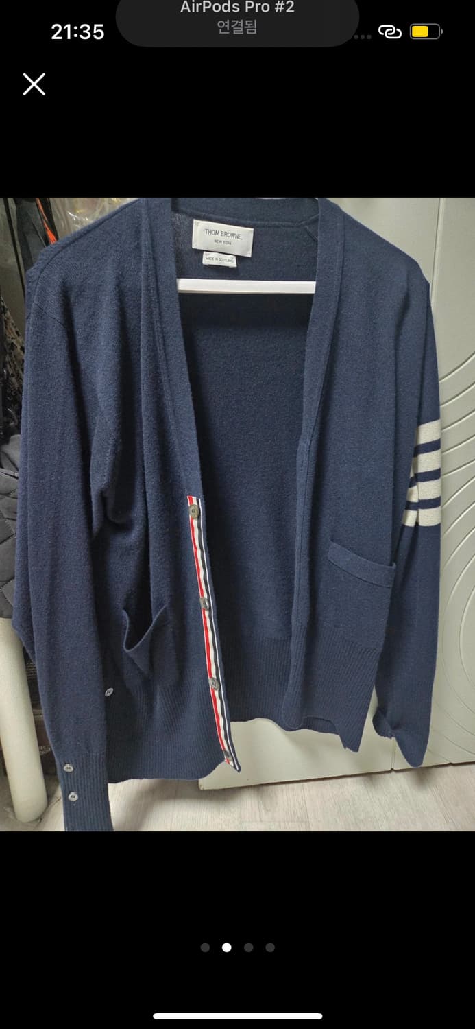 톰브라운 캐시미어 가디건 4 팝니다 상품이미지1