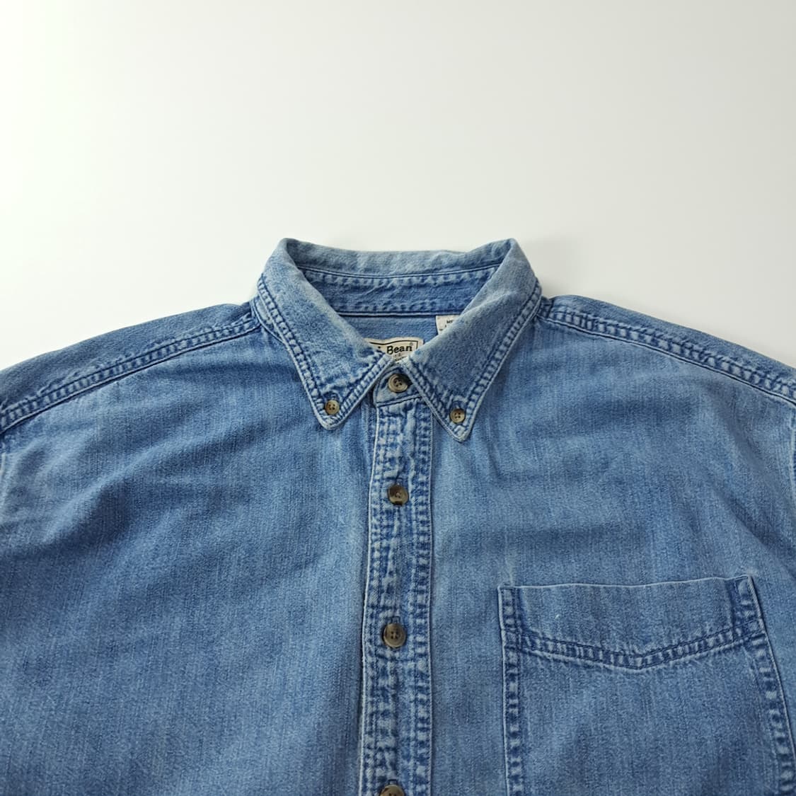 CK202 L 엘엘빈 90s 버튼다운 클래식 데님 셔츠 남방 상품이미지2