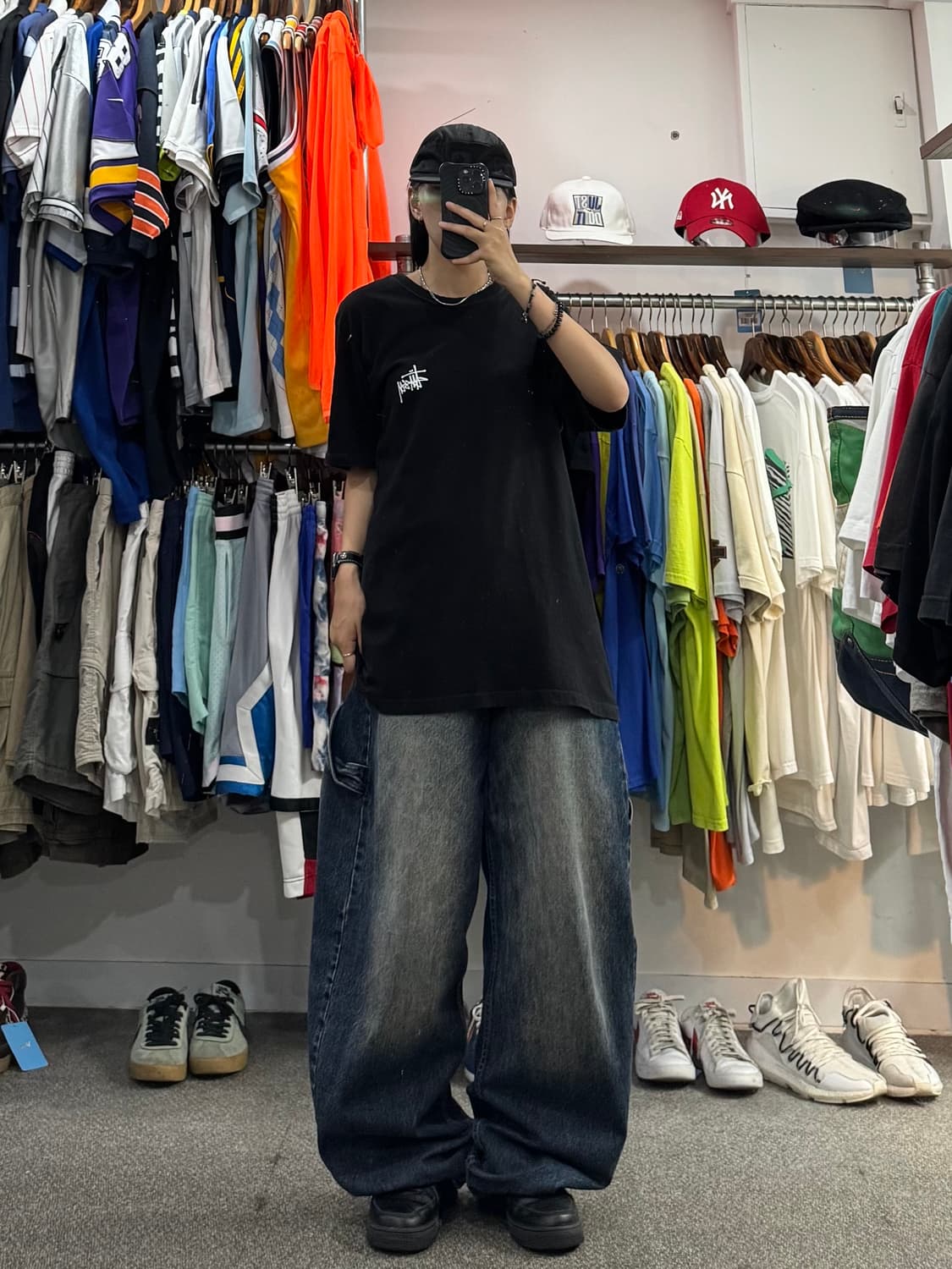 스투시 베이직로고 반팔 상품이미지7