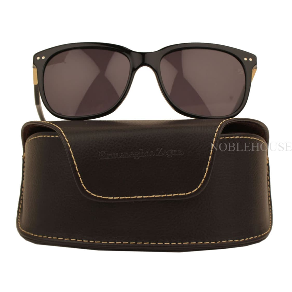 에르메네질도 제냐 다크브라운 금장 선글라스 상품이미지6