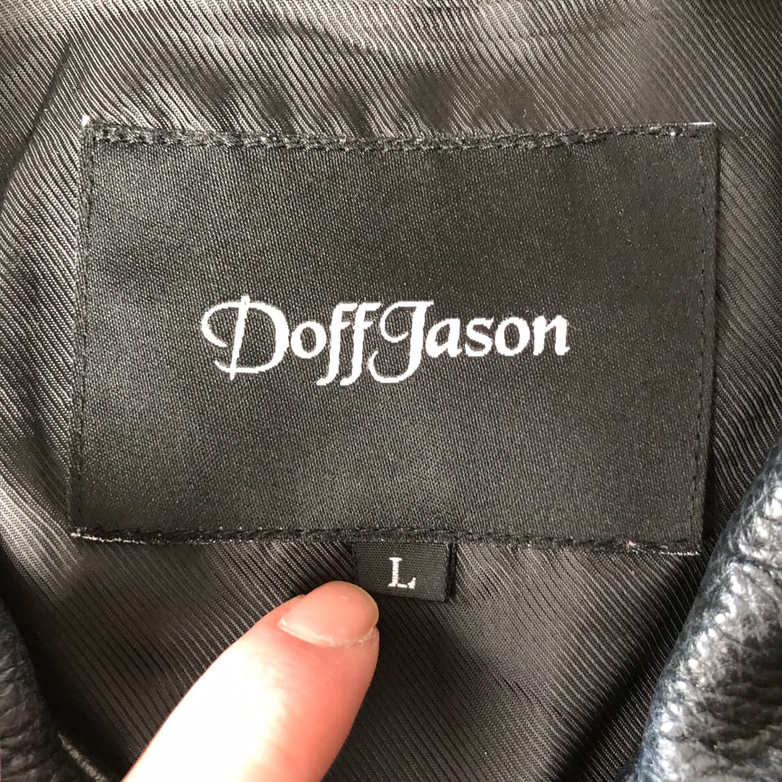 도프제이슨 카우하이드 싱글 라이더 자켓 상품이미지6