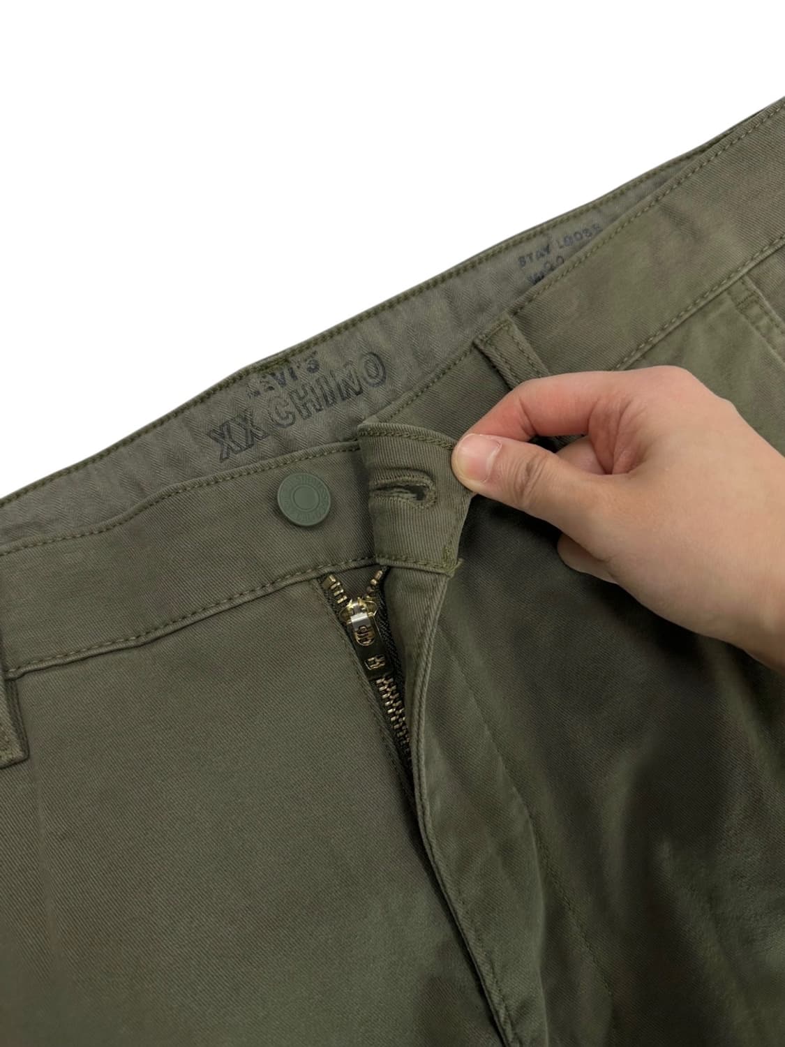 리바이스 루즈핏 면바지 카키 (32) 상품이미지3