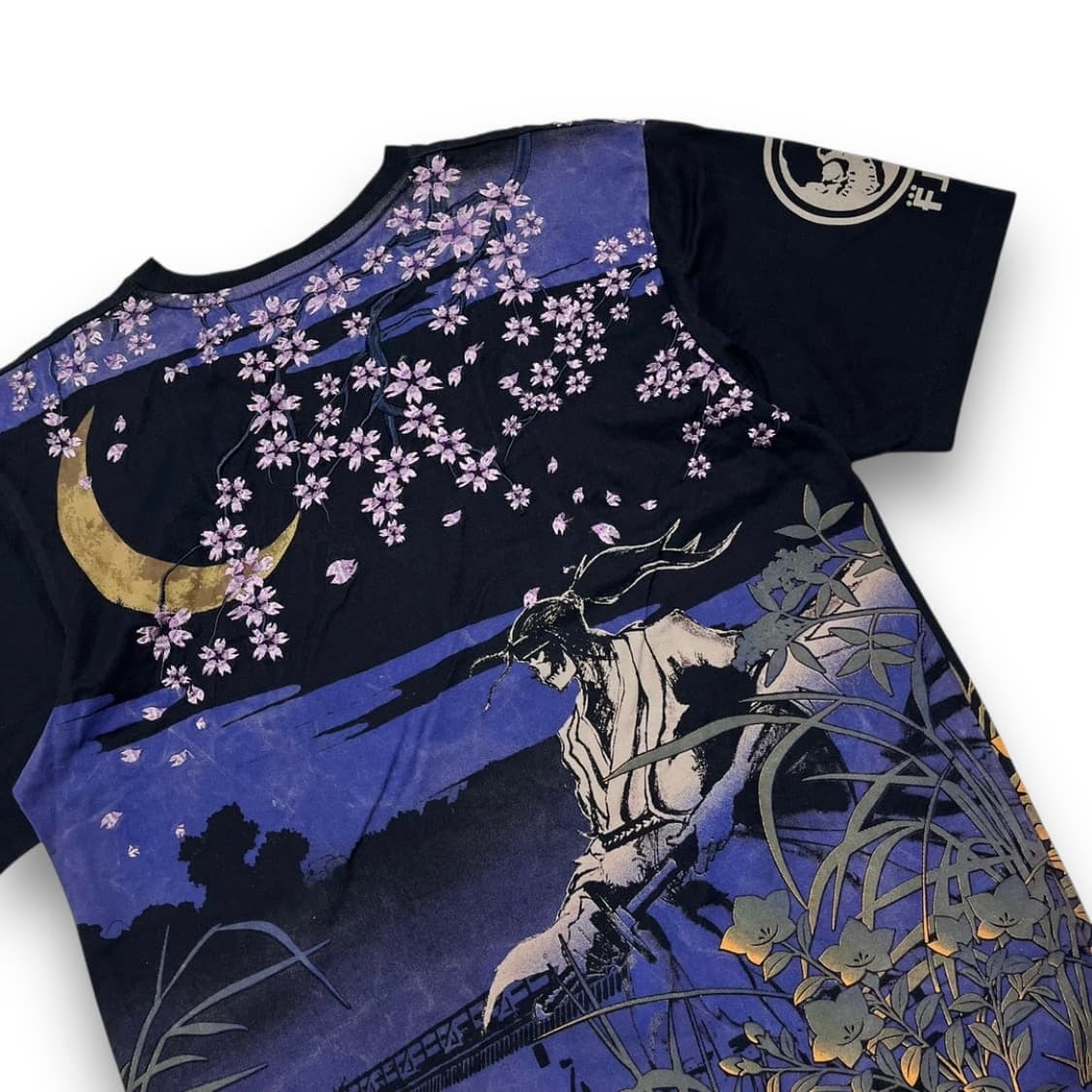 오리엔탈 브랜드 사쿠라 사무라이 아트 반팔 티셔츠 상품이미지2