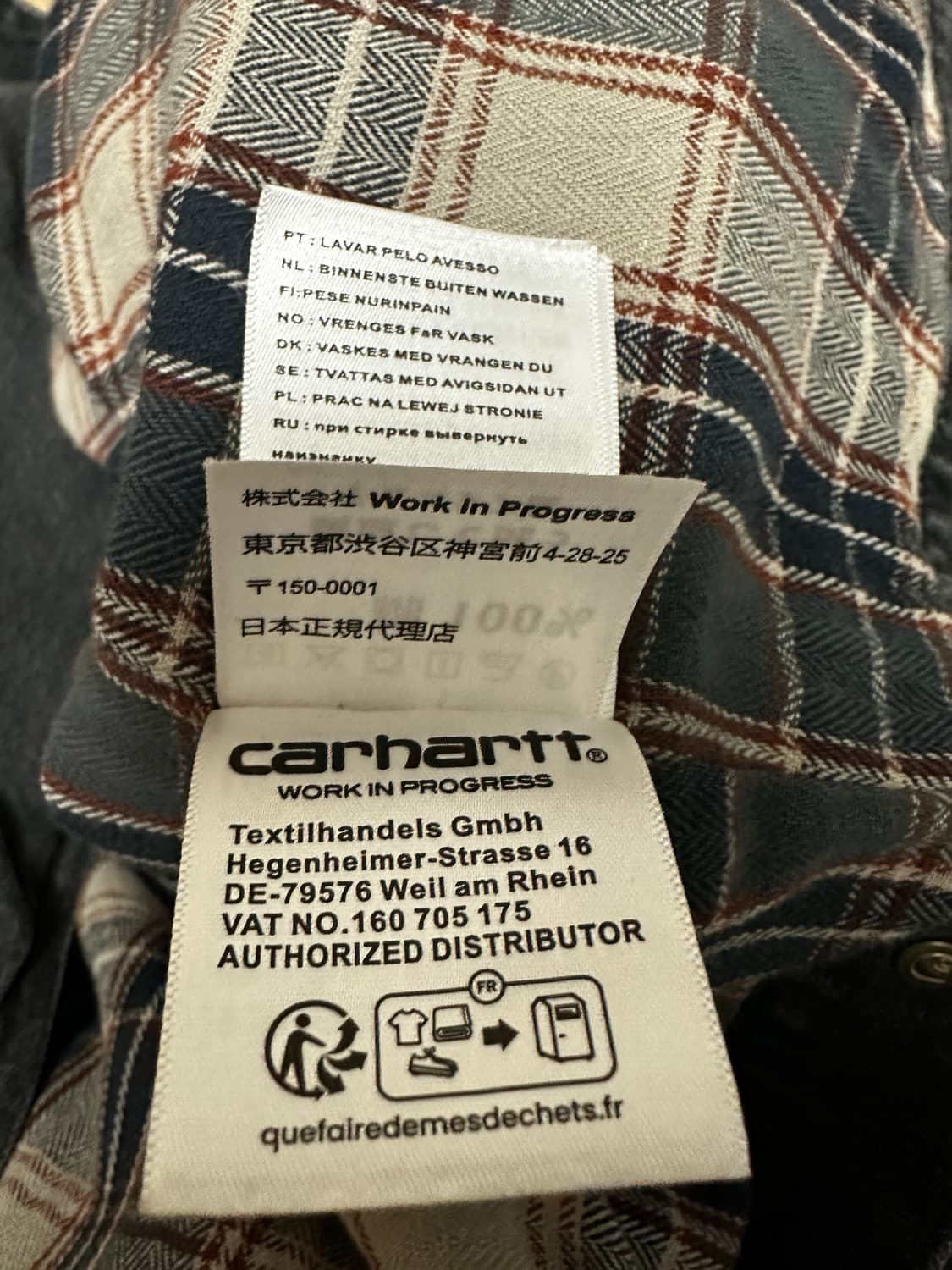 칼하트wip 라이더 자켓 스톤워시드 디트로이트 og 워크자켓 상품이미지6