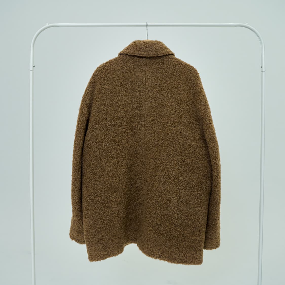 (새상품) 노이스 하프 울 코트 브라운 XL 상품이미지3