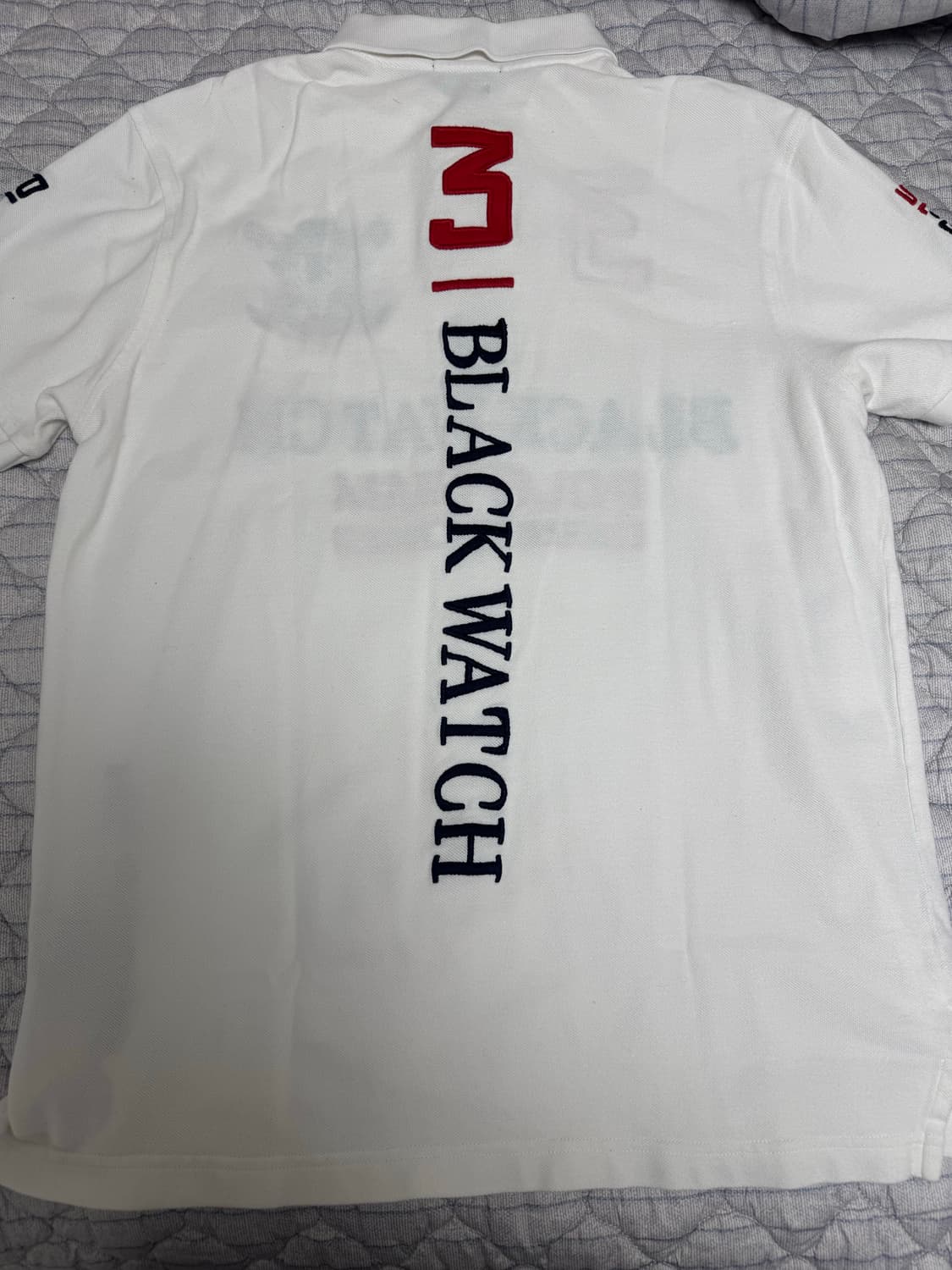 빈티지 블랙와치 폴로 반팔티셔츠 상품이미지2