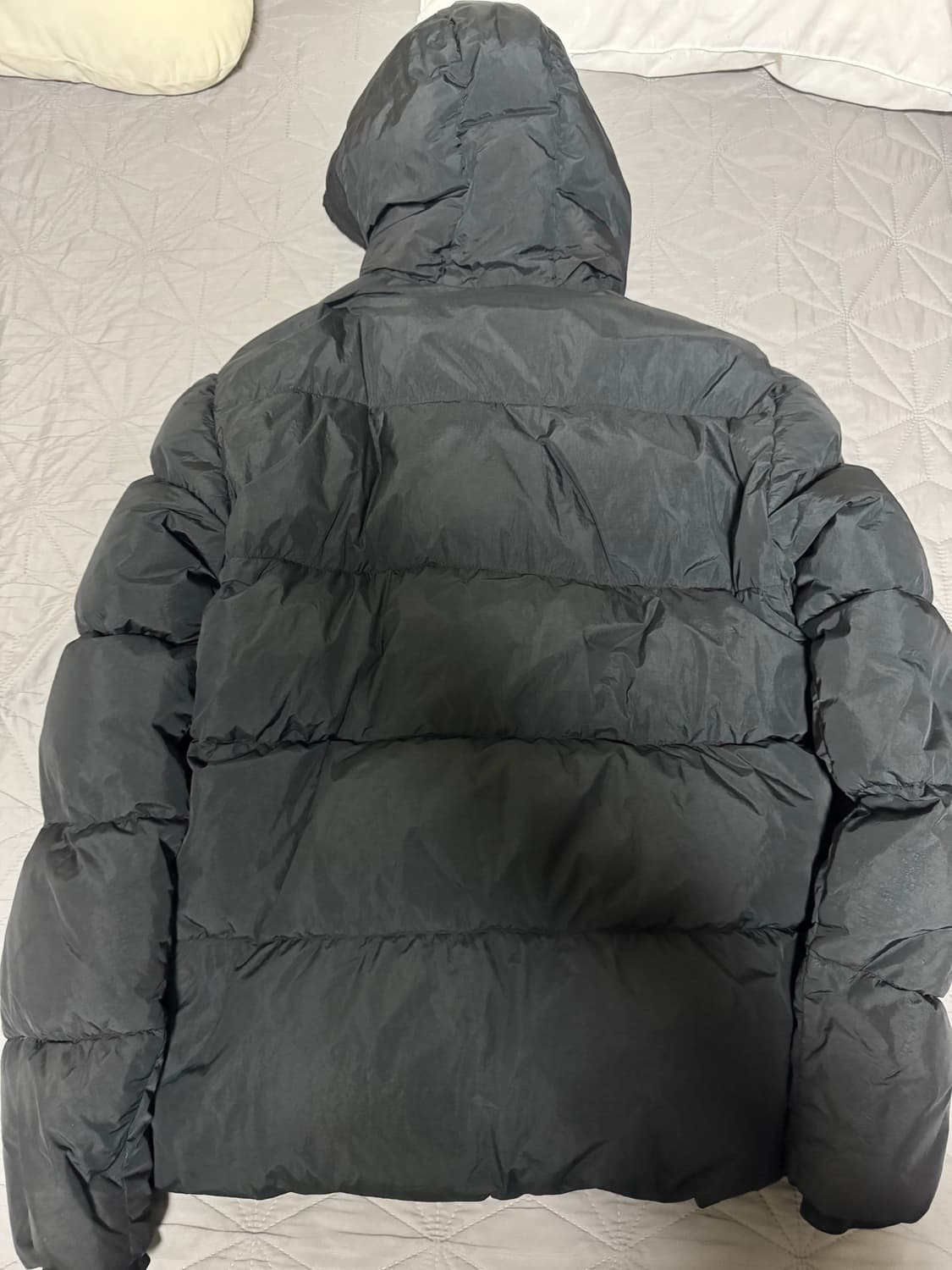 [L] 스톤아일랜드 크링클랩스 패딩 자켓 집업 후드 롱패딩 경량패딩 상품이미지2