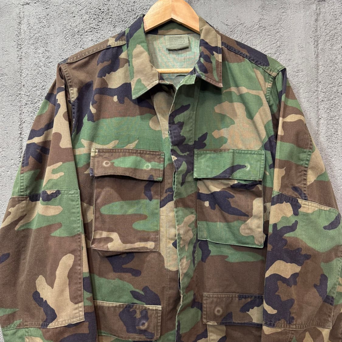 US Army 미군 우드랜드 카모 셔츠 (S)   상품이미지2