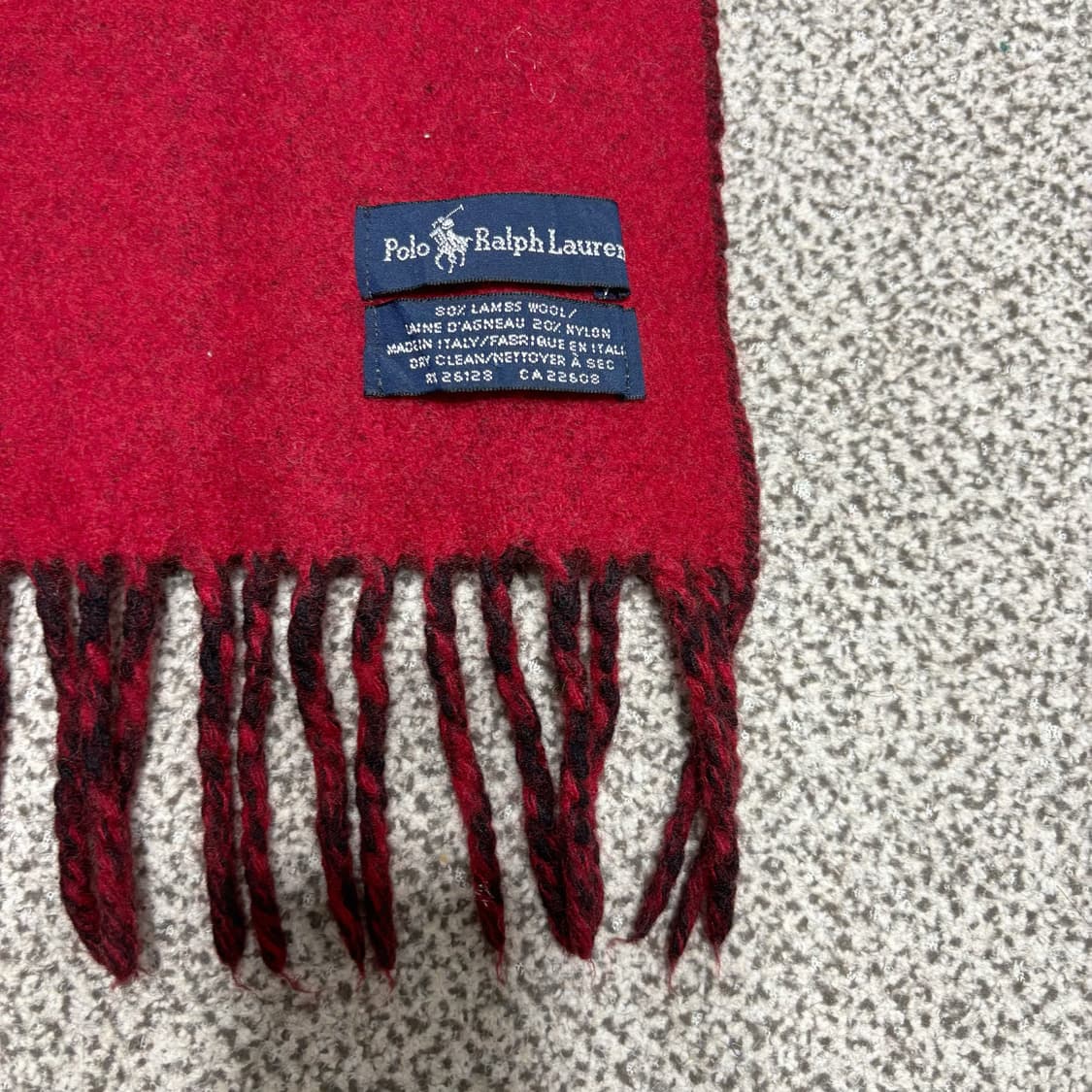 [택포,램스울80] 폴로 랄프로렌 이태리 투웨이 머플러 목도리 [A+] 상품이미지3