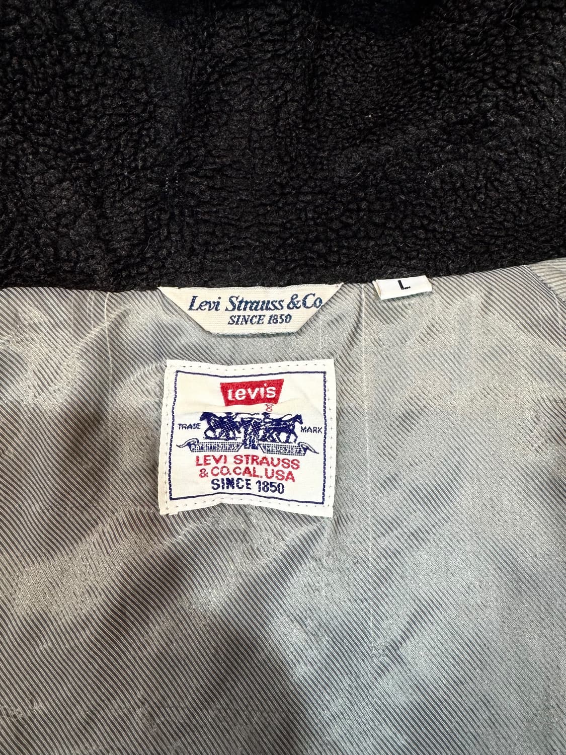 70s 리바이스 후드 봄버 자켓 made in ITALY (L)   상품이미지6