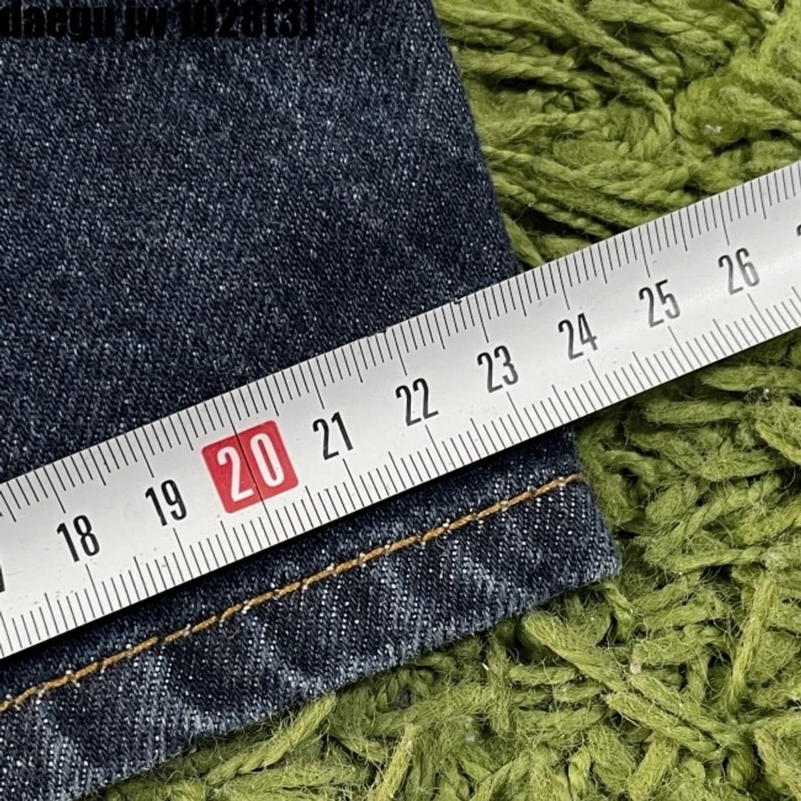 에비수 제팬 카모메 엠브로이드 데님팬츠 상품이미지9