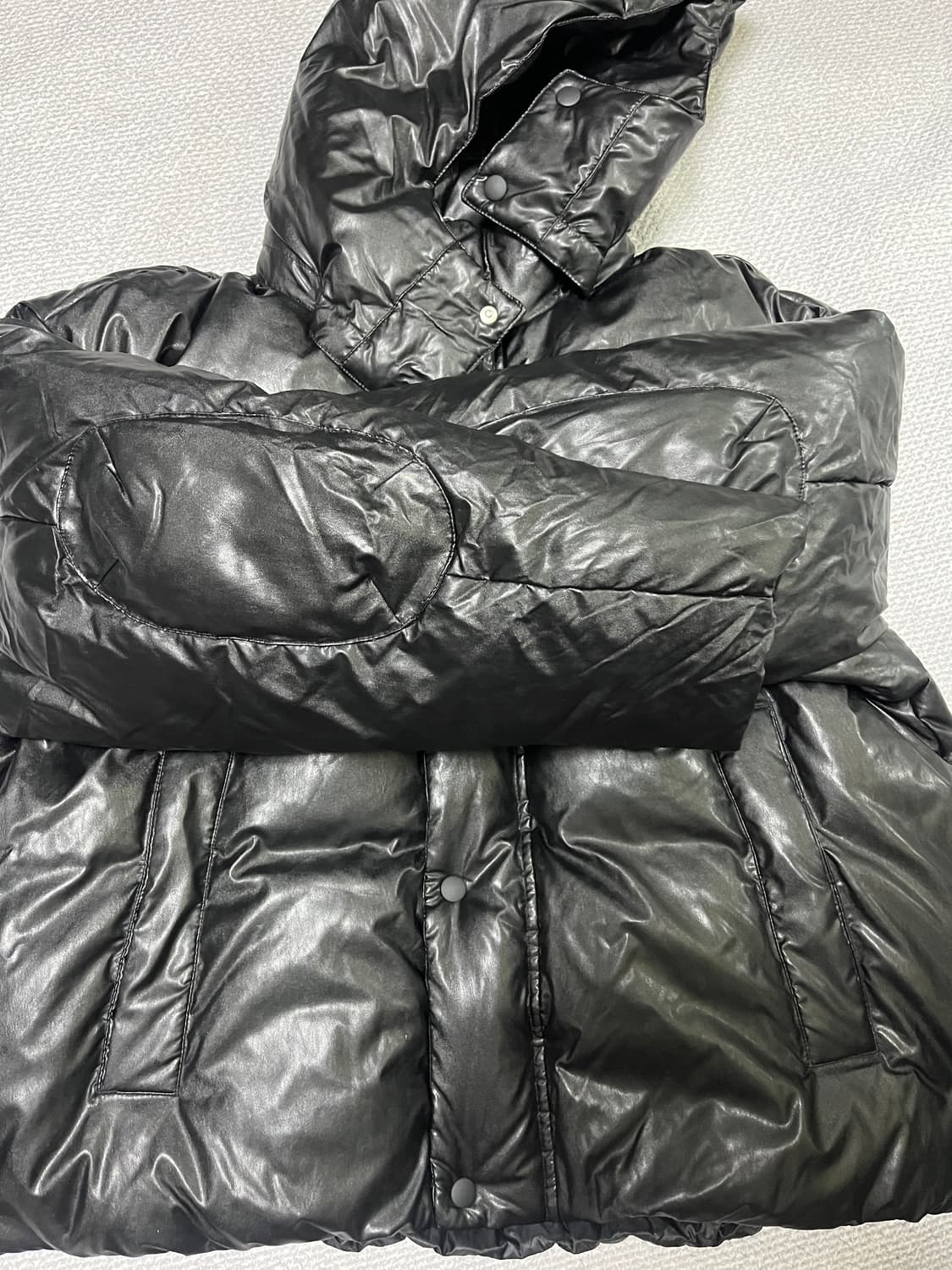 칸예웨스트 이지 PK-01맛 레더 패딩 L 상품이미지3