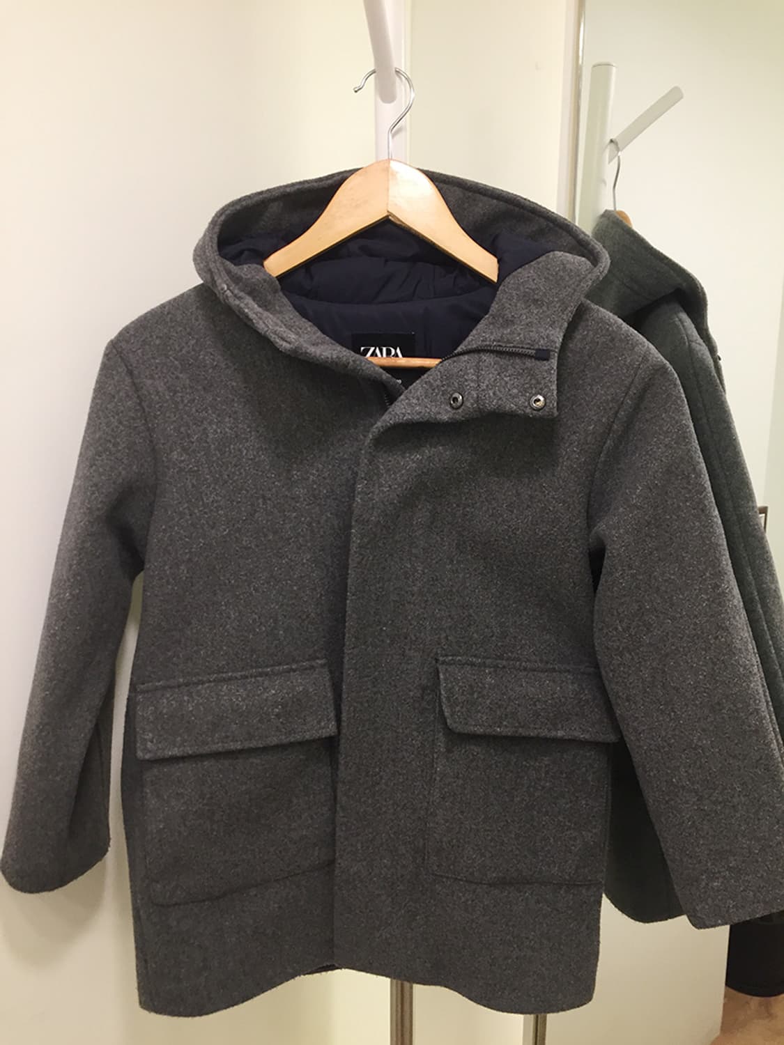 여성 자라 포켓 후드 자켓 90 상품이미지3