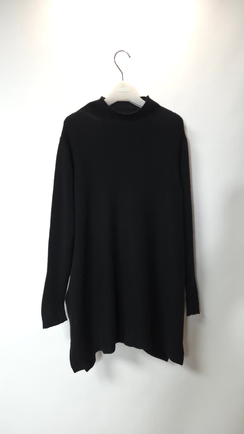 캐시미어100% 모크넥 루즈핏 롱 니트 F 사이즈 상품이미지1